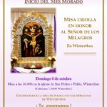 Winterthur: Inicio del Mes Morado; Novena y Misa Criolla en Honor al Señor de los Milagros.