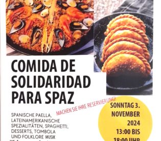 Comida Solidaria en beneficio de SPAZ