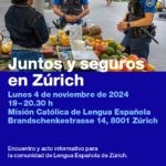 «Juntos y seguros en Zúrich»  Charla informativa por la Policía de la ciudad de Zürich