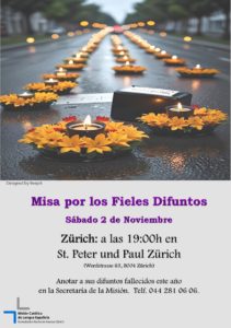 Misa por los Difuntos en Zürich @ Iglesia de San Pedro y Pablo Zürich