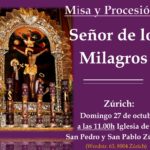 Novena , Misa y Procesión en honor al «Señor de los Milagros»