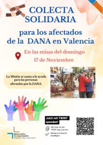 Colecta Solidaria para los afectados de la DANA en Valencia